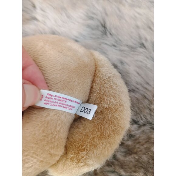 American Girl Kailey's 2003 Poseable 10" Sandy Golden Retriever Blonde Plush Dog - Picture 6 of 9